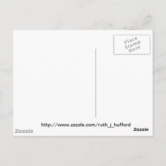 Kardinaal bevorderend Briefkaart (Achterkant)