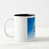 Kardinaal, bezoeker uit de hemel tweekleurige koffiemok (Links)