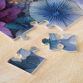 Kardinaal bij Vogelbad Droomtuin Legpuzzel (Zijkant)