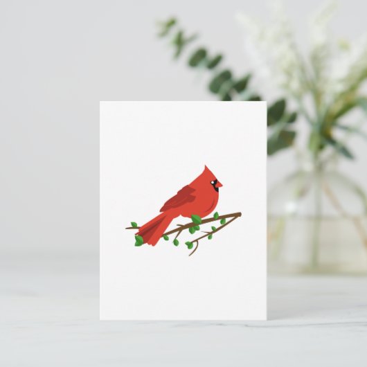 Kardinaal Bird Briefkaart (Staand voorkant)