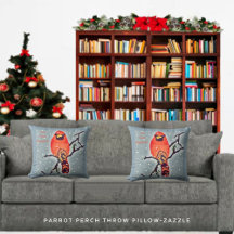 Kardinaal Bird in de sneeuw