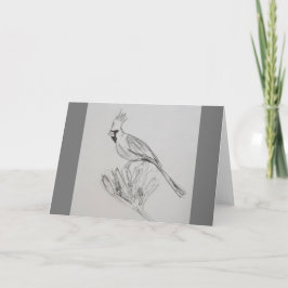 Kardinaal Blank Gevouwen Wenskaart Kaart