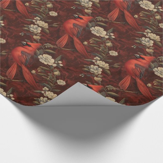 Kardinaal Bloemen Wrapping Papier (Hoek)