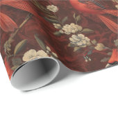 Kardinaal Bloemen Wrapping Papier (Rol Hoek)