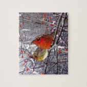 Kardinaal bos Puzzle Legpuzzel (Verticaal)