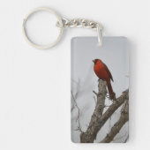 kardinaal boven de boom. sleutelhanger (Voorkant)