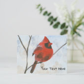 Kardinaal Briefkaart (Staand voorkant)