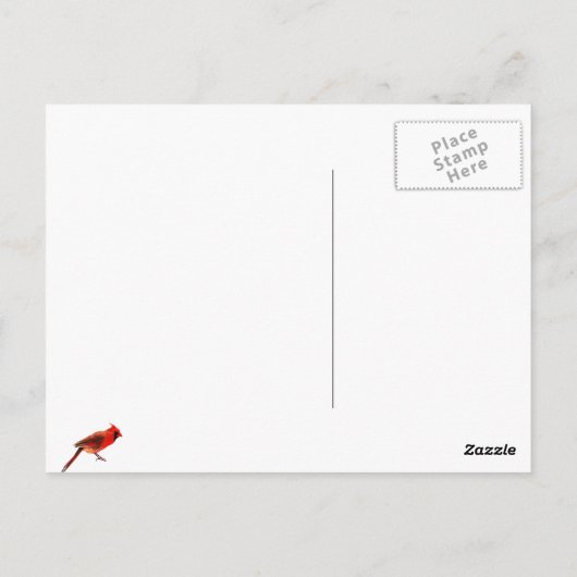 Kardinaal Briefkaart (Achterkant)