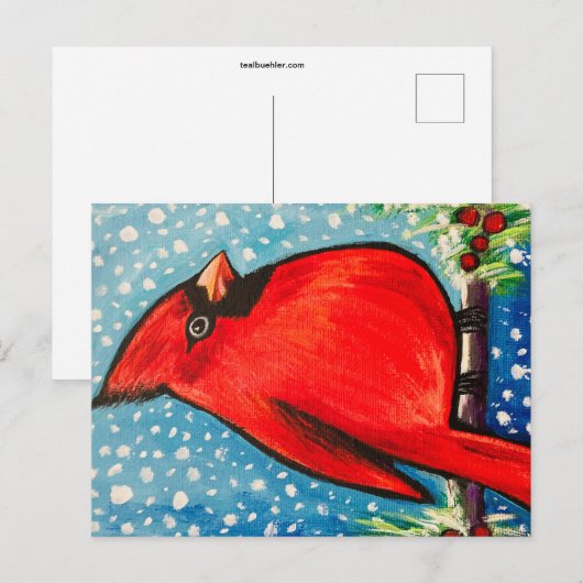 Kardinaal Briefkaart (Voorkant / Achterkant)