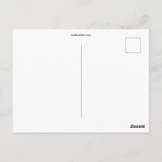 Kardinaal Briefkaart (Achterkant)