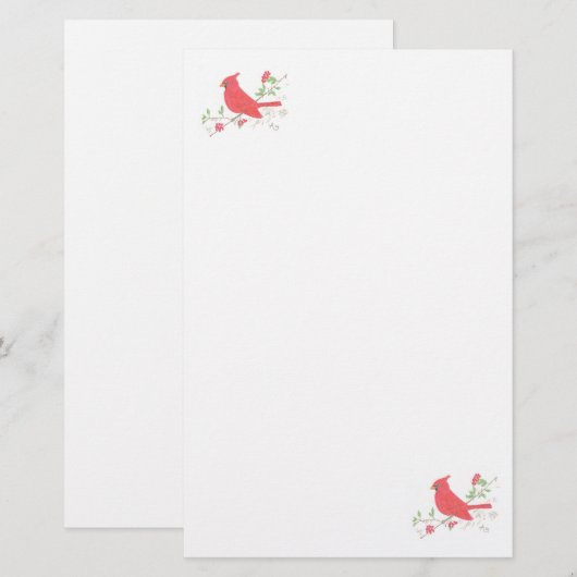 Kardinaal Briefpapier (Voorkant / Achterkant)