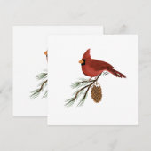Kardinaal Briefpapier Kaart (Voorkant / Achterkant)