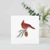 Kardinaal Briefpapier Kaart (Staand voorkant)