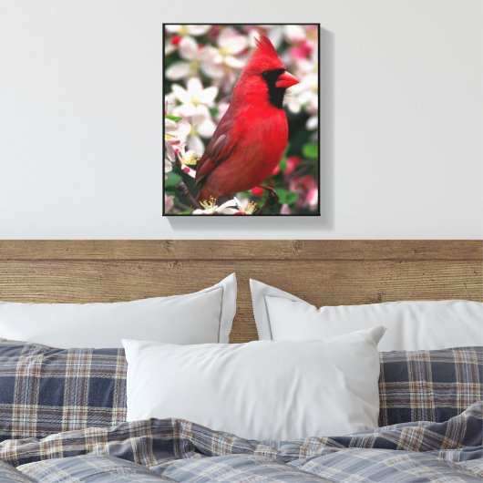 Kardinaal Canvas Afdruk (Insitu (Slaapkamer))