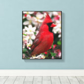 Kardinaal Canvas Afdruk (Insitu (Houten vloer))