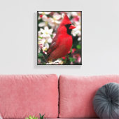 Kardinaal Canvas Afdruk (Insitu (Woonkamer))