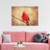 Kardinaal Canvas Afdruk (Insitu (Woonkamer))