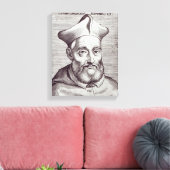 Kardinaal Cesare Baronio Canvas Afdruk (Insitu (Woonkamer))