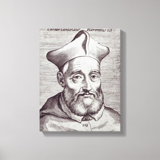 Kardinaal Cesare Baronio Canvas Afdruk (Voorkant)