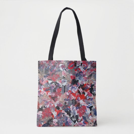 Kardinaal Confetti Canvas tas (Voorkant)