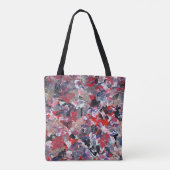 Kardinaal Confetti Canvas tas (Achterkant)
