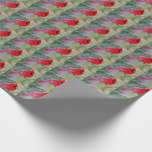 Kardinaal Contrast Cadeaupapier (Hoek)