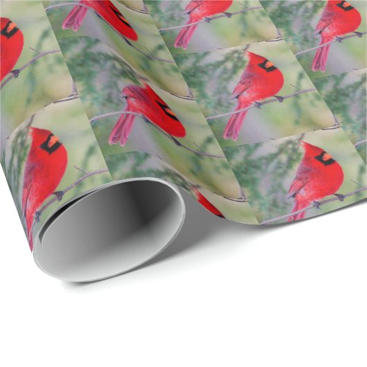 Kardinaal Contrast Cadeaupapier (Rol Hoek)