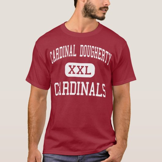 Kardinaal Dougherty - Kardinalen - Philadelphia T-shirt (Voorkant)