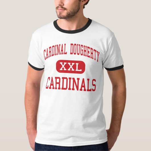 Kardinaal Dougherty - Kardinalen - Philadelphia T-shirt (Voorkant)
