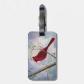 Kardinaal dubbelzijdig bagagelabel (Achterkant verticaal)