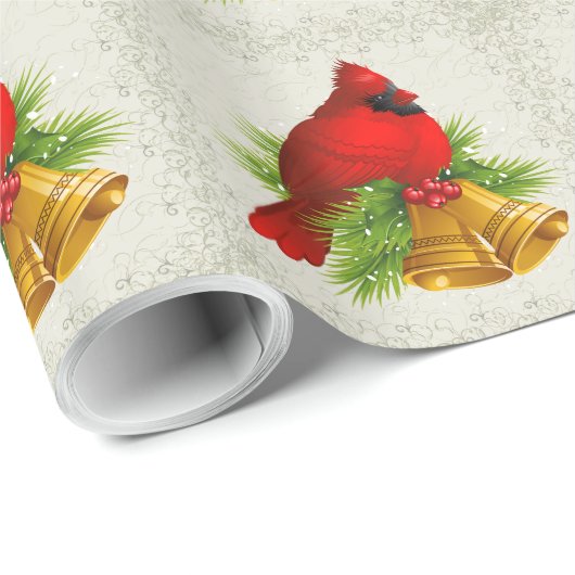 Kardinaal Elegant Gift Wrap - SRF Cadeaupapier (Rol Hoek)