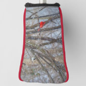 Kardinaal en cichorei golfheadcover (Draai 90)