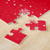 Kardinaal en deer aanpassen legpuzzel (Zijkant)
