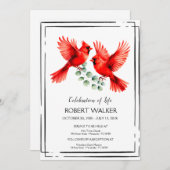 Kardinaal en Hibiscus: eerbetoon aan het leven Kaart (Voorkant / Achterkant)