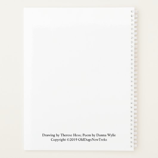 Kardinaal en kolibrie planner (Achterkant)