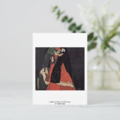 Kardinaal en non, of de kade van Schiele Egon Briefkaart (Staand voorkant)