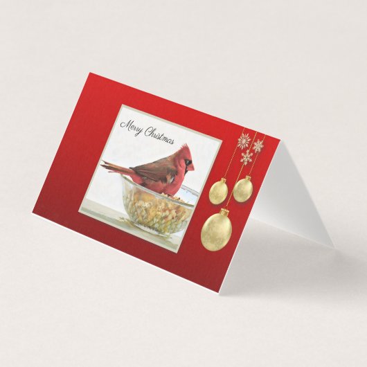 Kardinaal en Ornamenten - Warmte en verwondering Kaart (Voorkant)