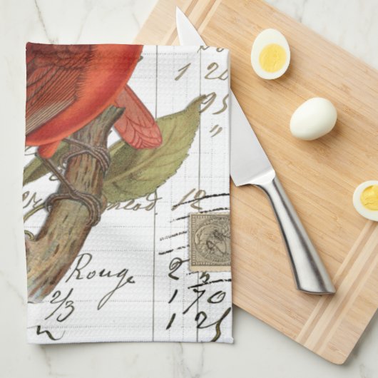  kardinaal Frans Manuscript Kitchen Hand Towel Theedoek (Quarter Fold)