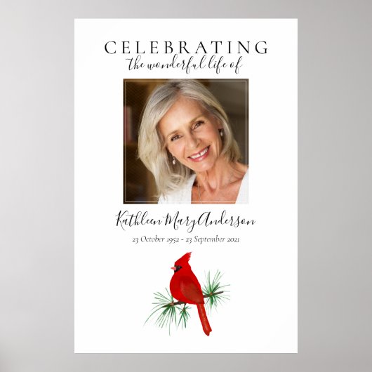 Kardinaal Funeral Poster (Voorkant)