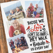 Kardinaal gedicht Foto's Memorial Keepsake Fleece Deken