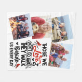 Kardinaal gedicht Foto's Memorial Keepsake Fleece Deken (Voorkant (Horizontaal))