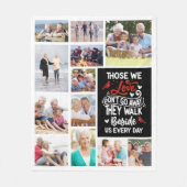 Kardinaal gedicht Foto's Memorial Keepsake Fleece Deken (Voorkant)