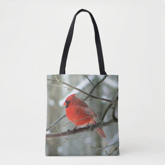 Kardinaal Gedrukte Canvas tas (Voorkant)