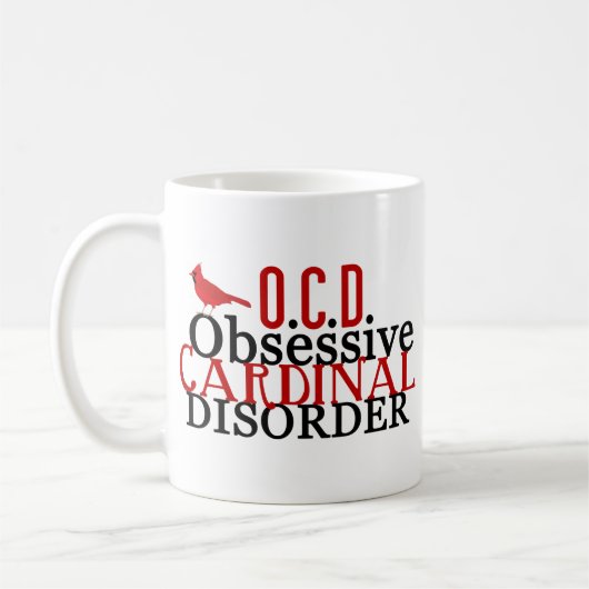 Kardinaal geobsedeerd door Funny Koffiemok (Links)