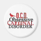 Kardinaal geobsedeerd door Funny Magneet (Voorkant)