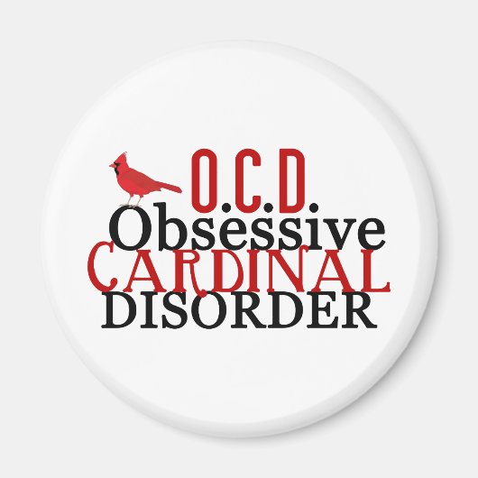 Kardinaal geobsedeerd door Funny Magneet (Voorkant)