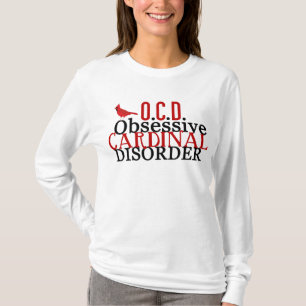 Kardinaal geobsedeerd t-shirt