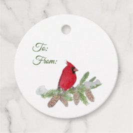 Kardinaal Gift Labels