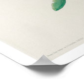 Kardinaal Grosbeak door Poster van Audubon (Hoek)