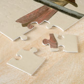 Kardinaal Grosbeak van de Amerikaanse vogels van A Legpuzzel (Zijkant)